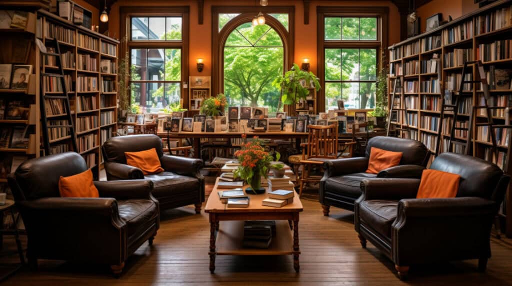 Bookstores on Main Street, Cooperstown, New York